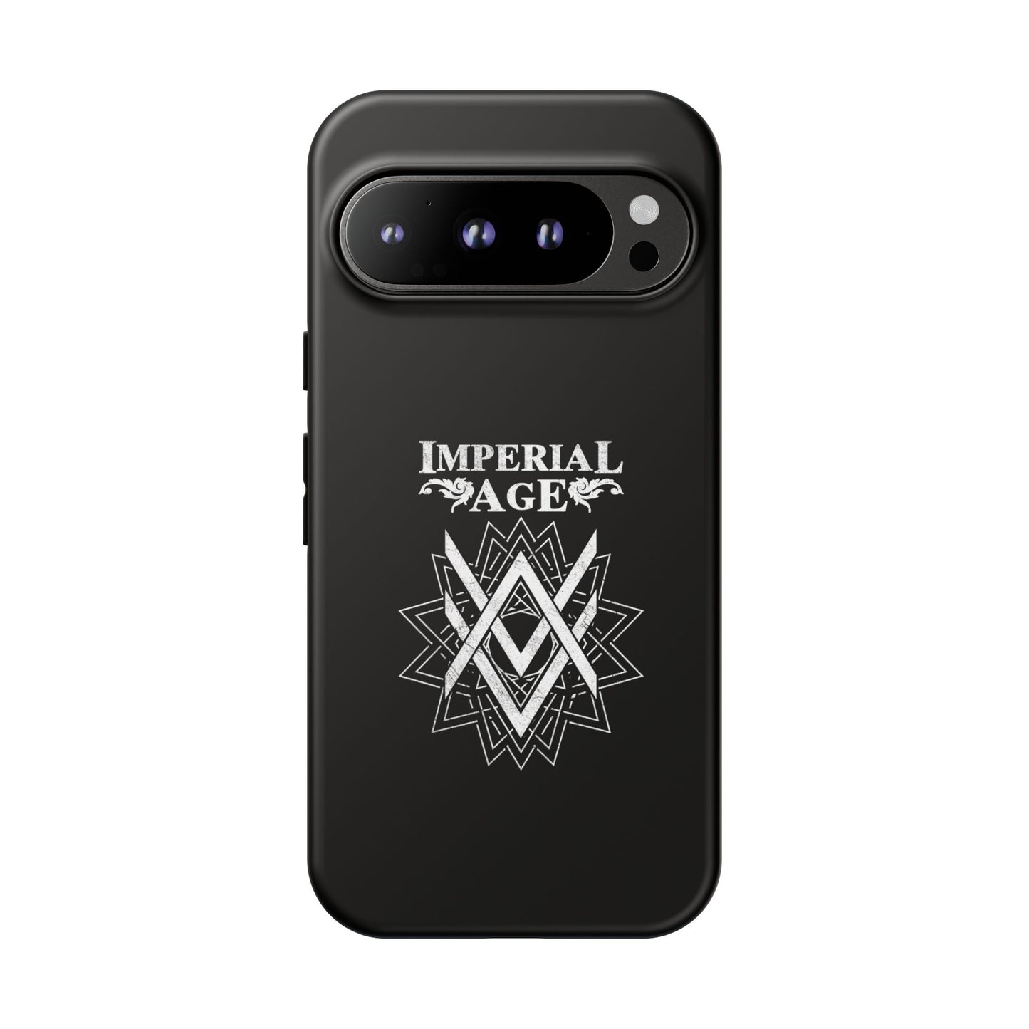 SUMMER COLLECTION - Tough Google Pixel Case Black (White Print)