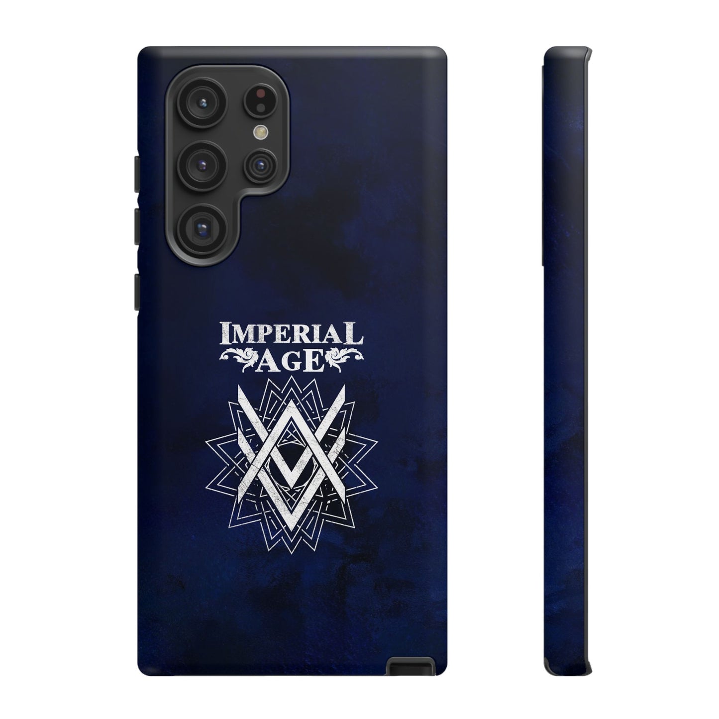 SUMMER COLLECTION - Tough Samsung Galaxy Case Navy (White Print)