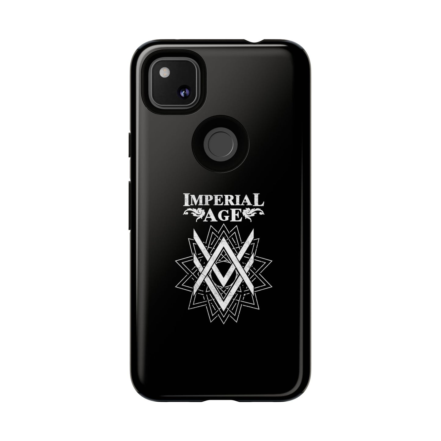 SUMMER COLLECTION - Tough Google Pixel Case Black (White Print)
