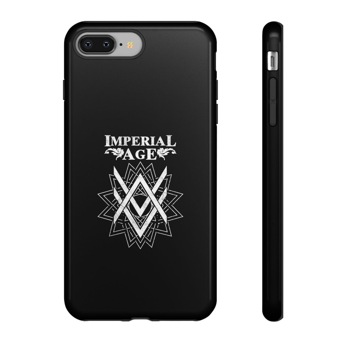 SUMMER COLLECTION - Tough iPhone Case Black (White Print)