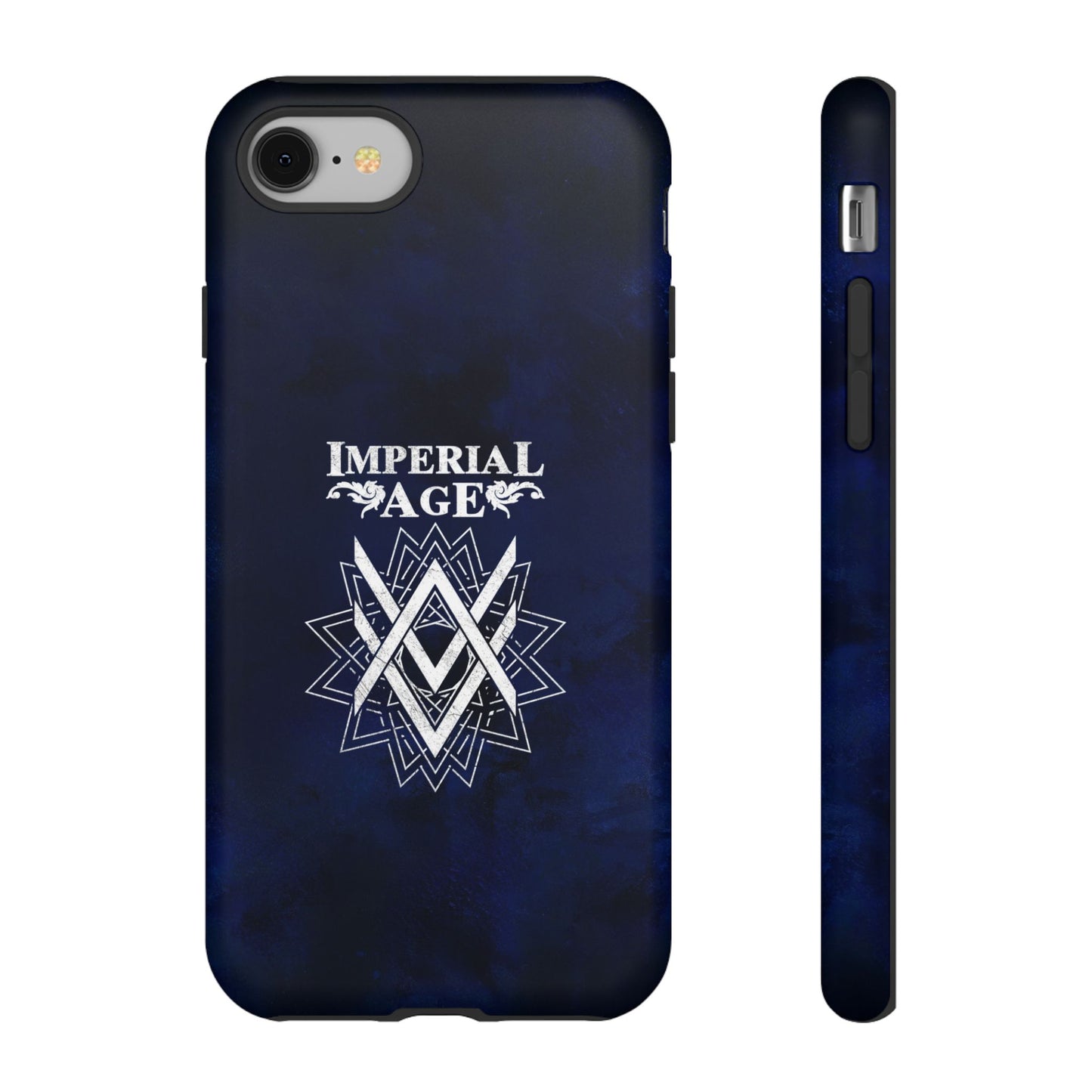 SUMMER COLLECTION - Tough iPhone Case Navy (White Print)