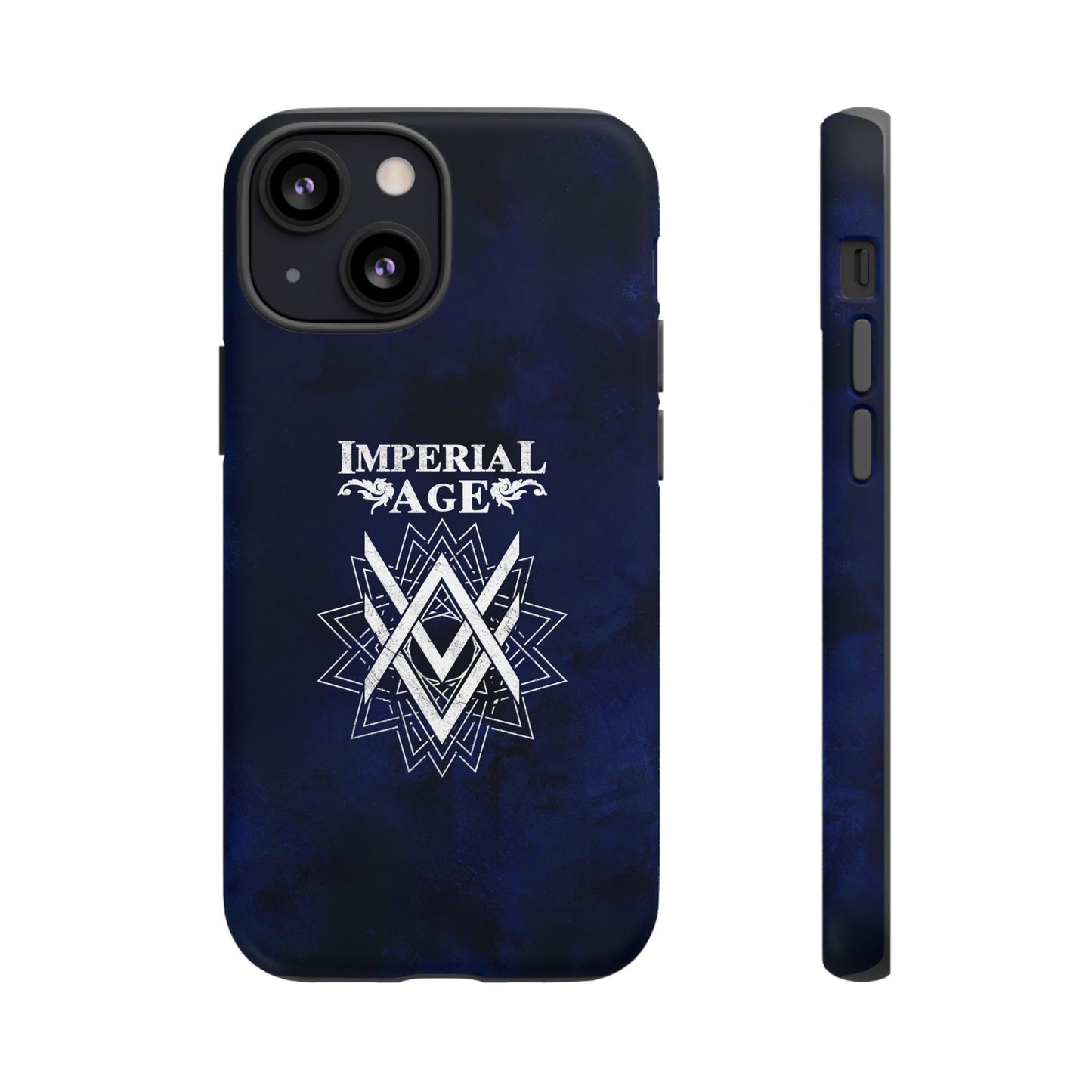 SUMMER COLLECTION - Tough iPhone Case Navy (White Print)