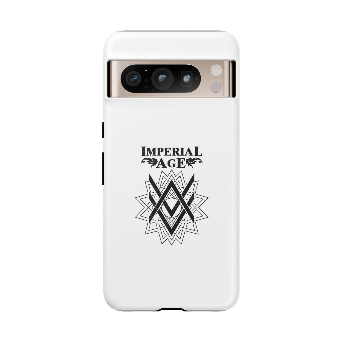 SUMMER COLLECTION - Tough Google Pixel Case White (Black Print)