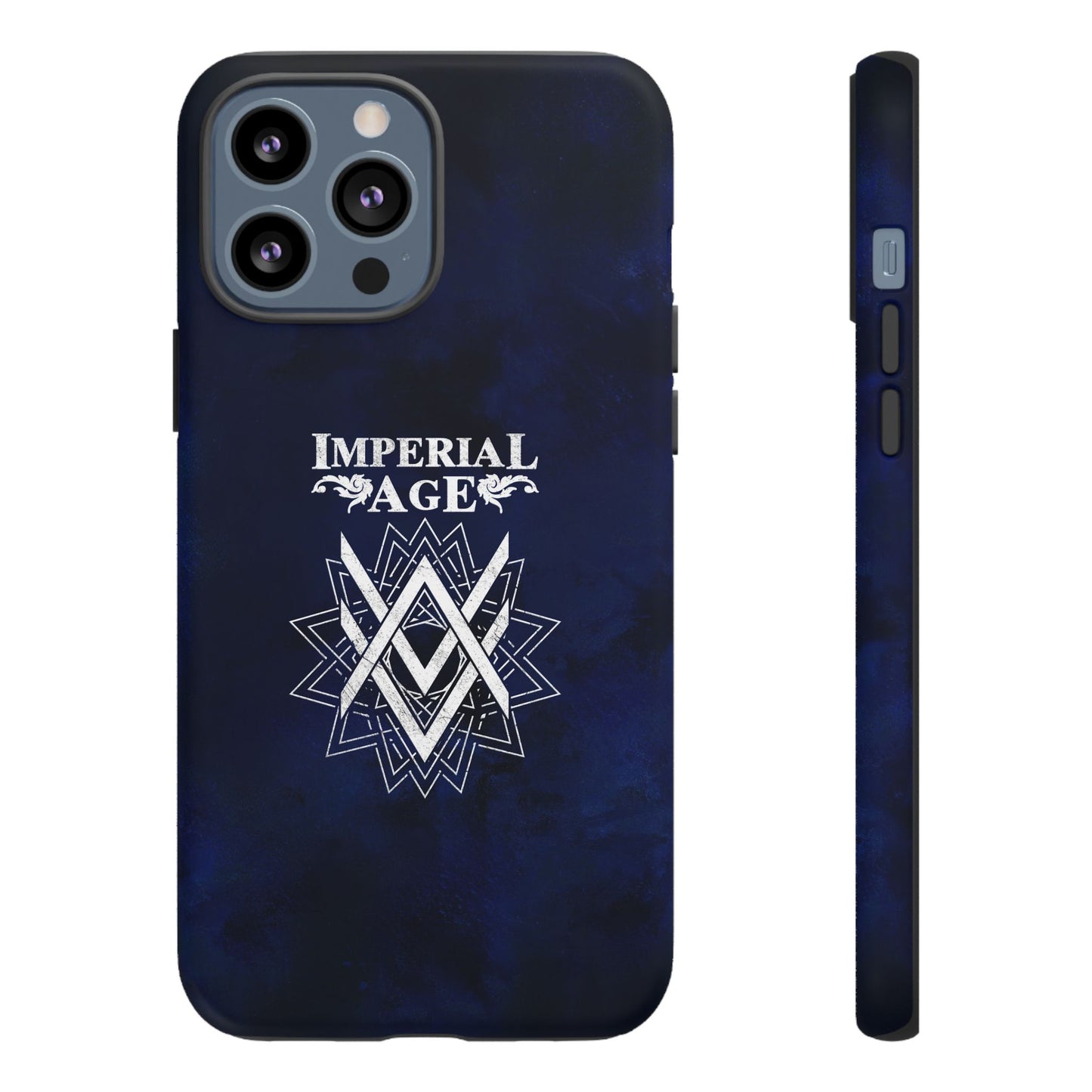 SUMMER COLLECTION - Tough iPhone Case Navy (White Print)