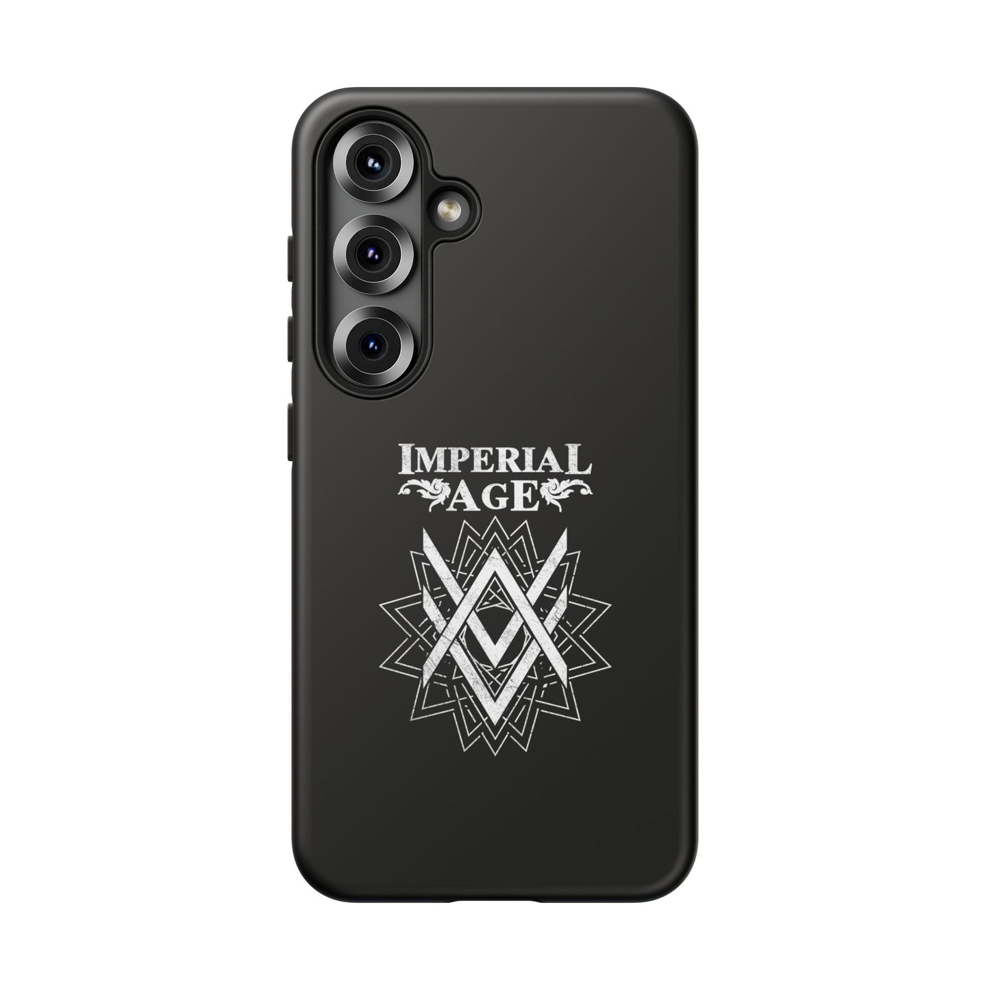 SUMMER COLLECTION - Tough Samsung Galaxy Case Black (White Print)
