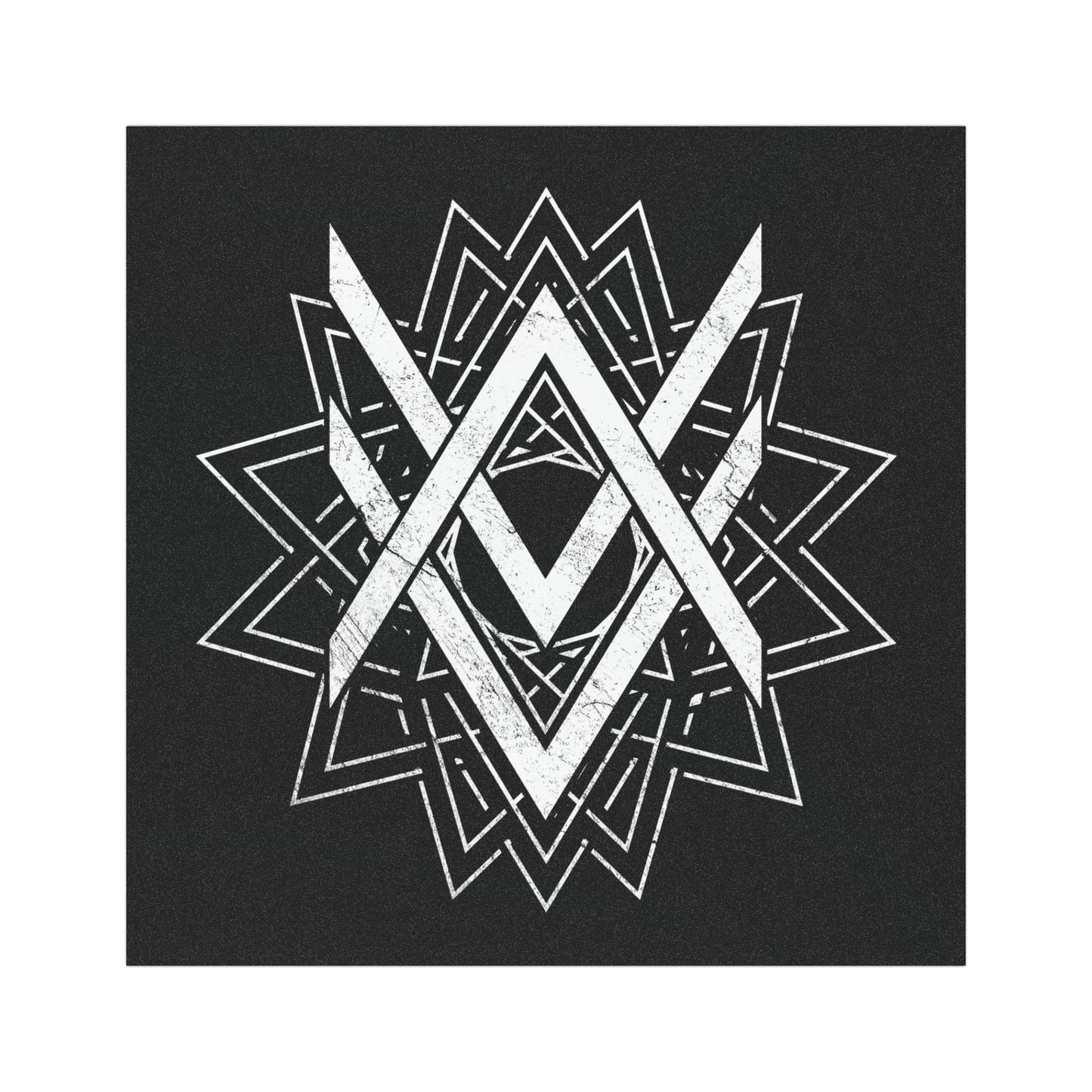 SUMMER COLLECTION - Car Magnets Black (White Print)