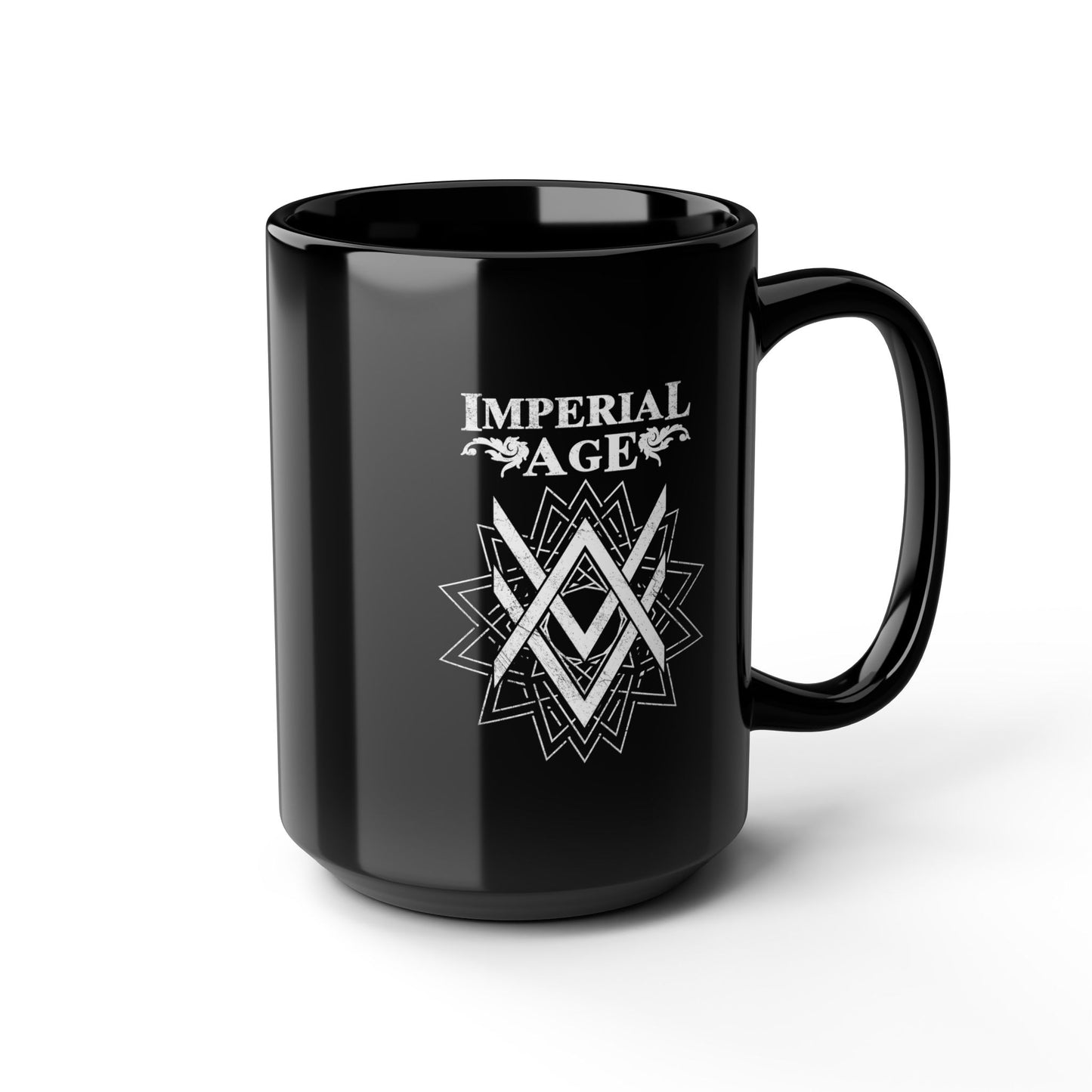 SUMMER COLLECTION - Mug 0.44l Black (White Print)