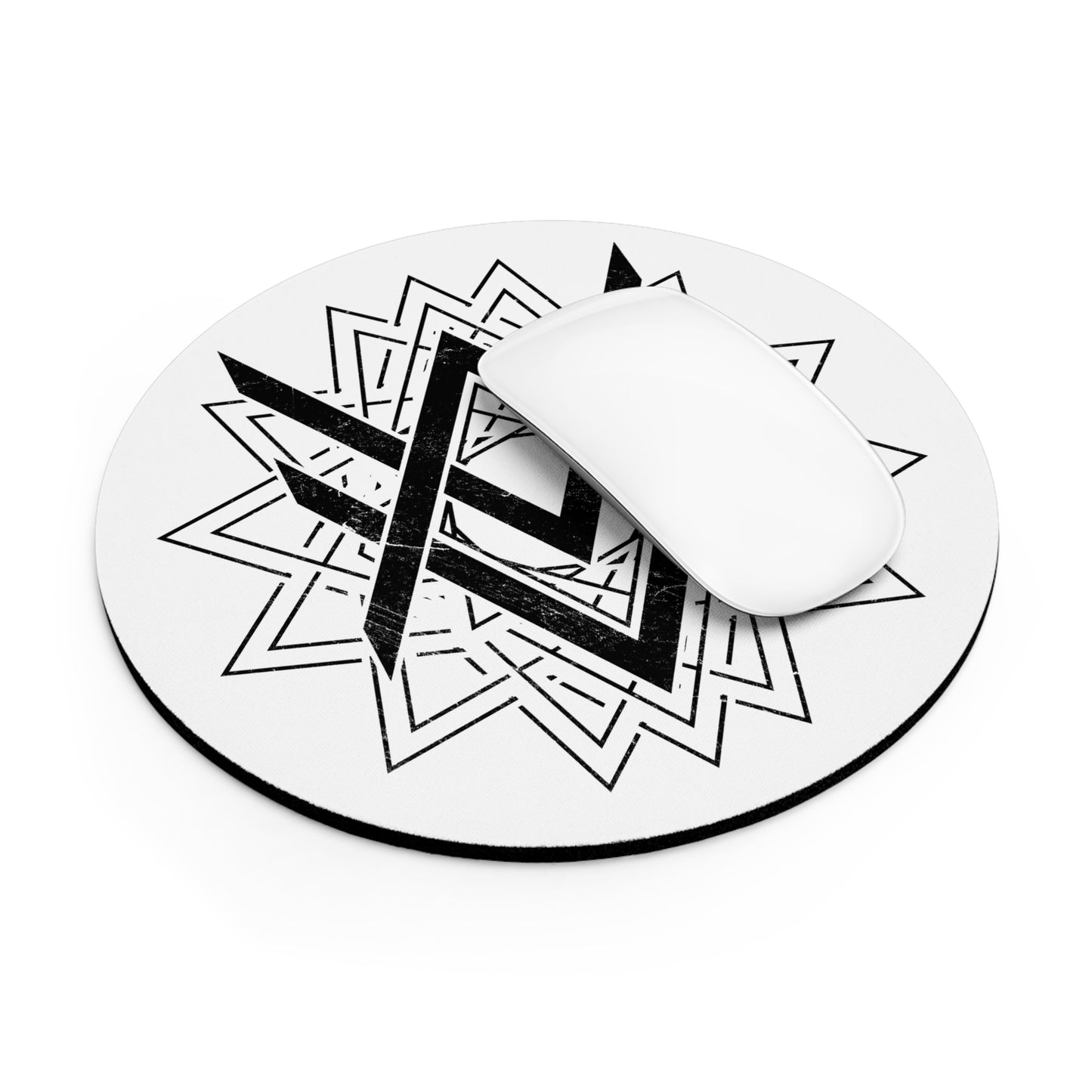 SUMMER COLLECTION - Mouse Pad White (BlackPrint)