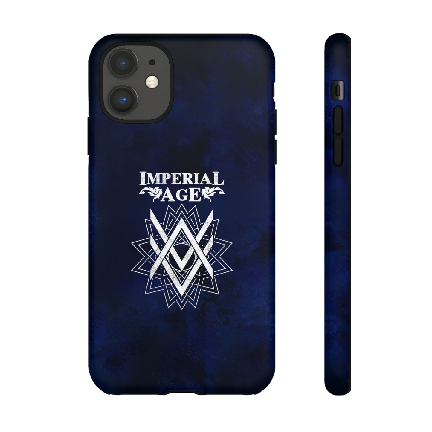 SUMMER COLLECTION - Tough iPhone Case Navy (White Print)