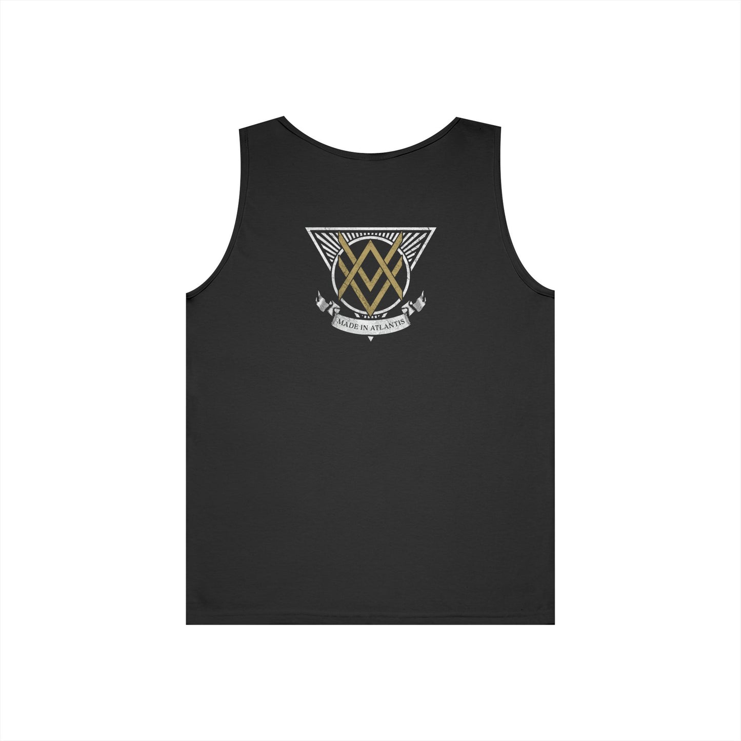 SUMMER COLLECTION - Tank Top (Gold-White/Black Print)