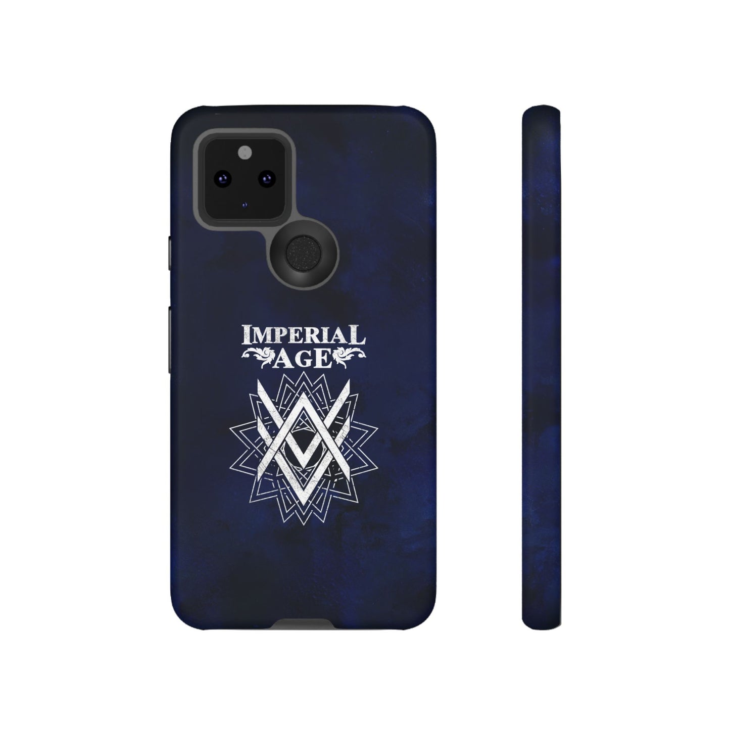 SUMMER COLLECTION - Tough Google Pixel Case Navy (White Print)
