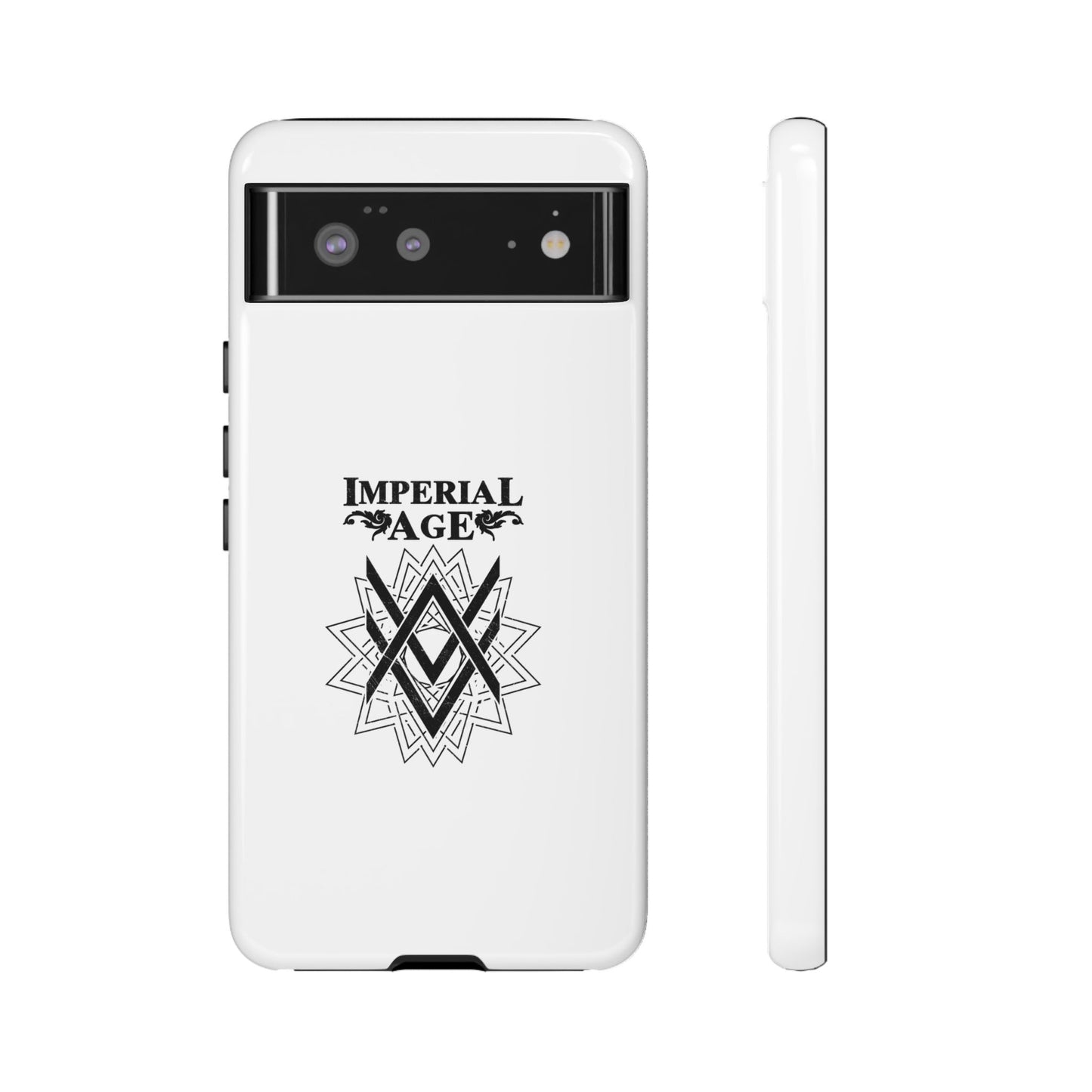 SUMMER COLLECTION - Tough Google Pixel Case White (Black Print)