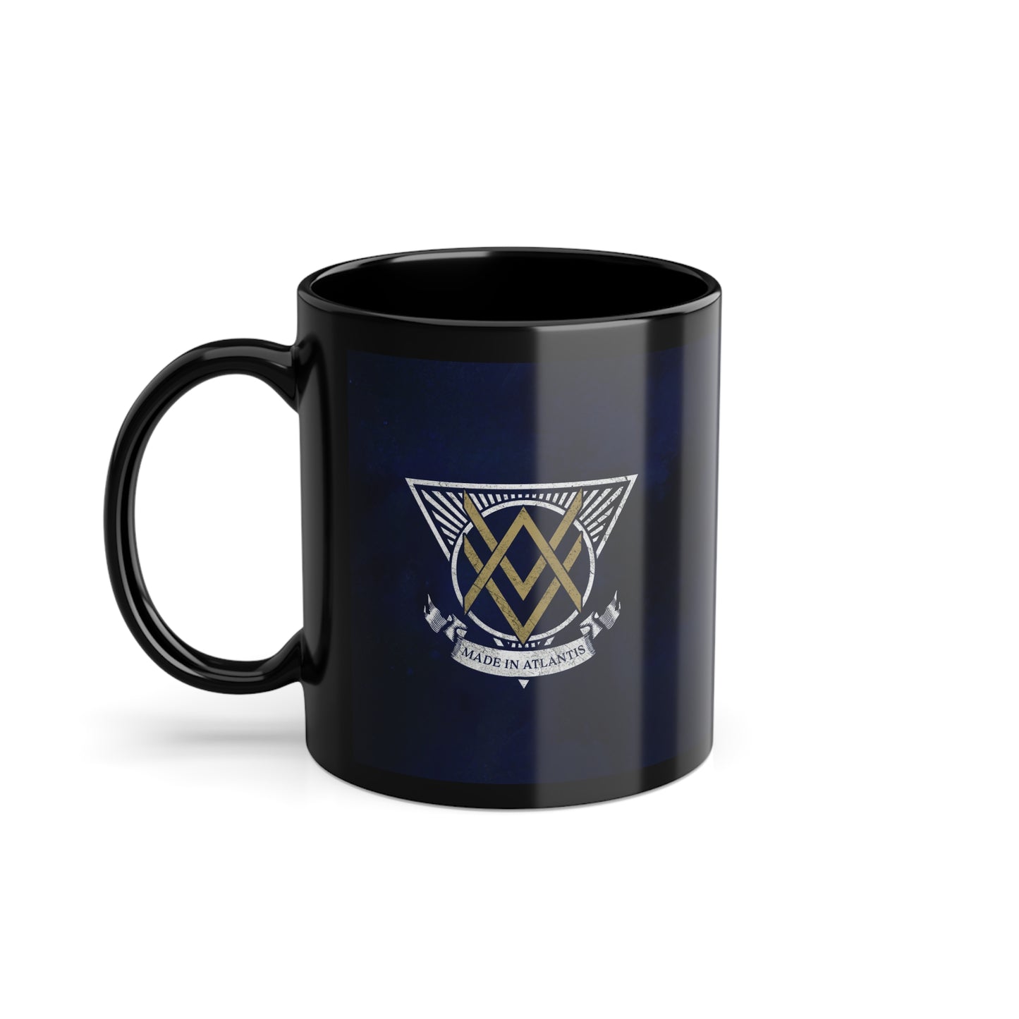 SUMEER COLLECTION - Mug 0.33l, Navy (Gold-White Print)