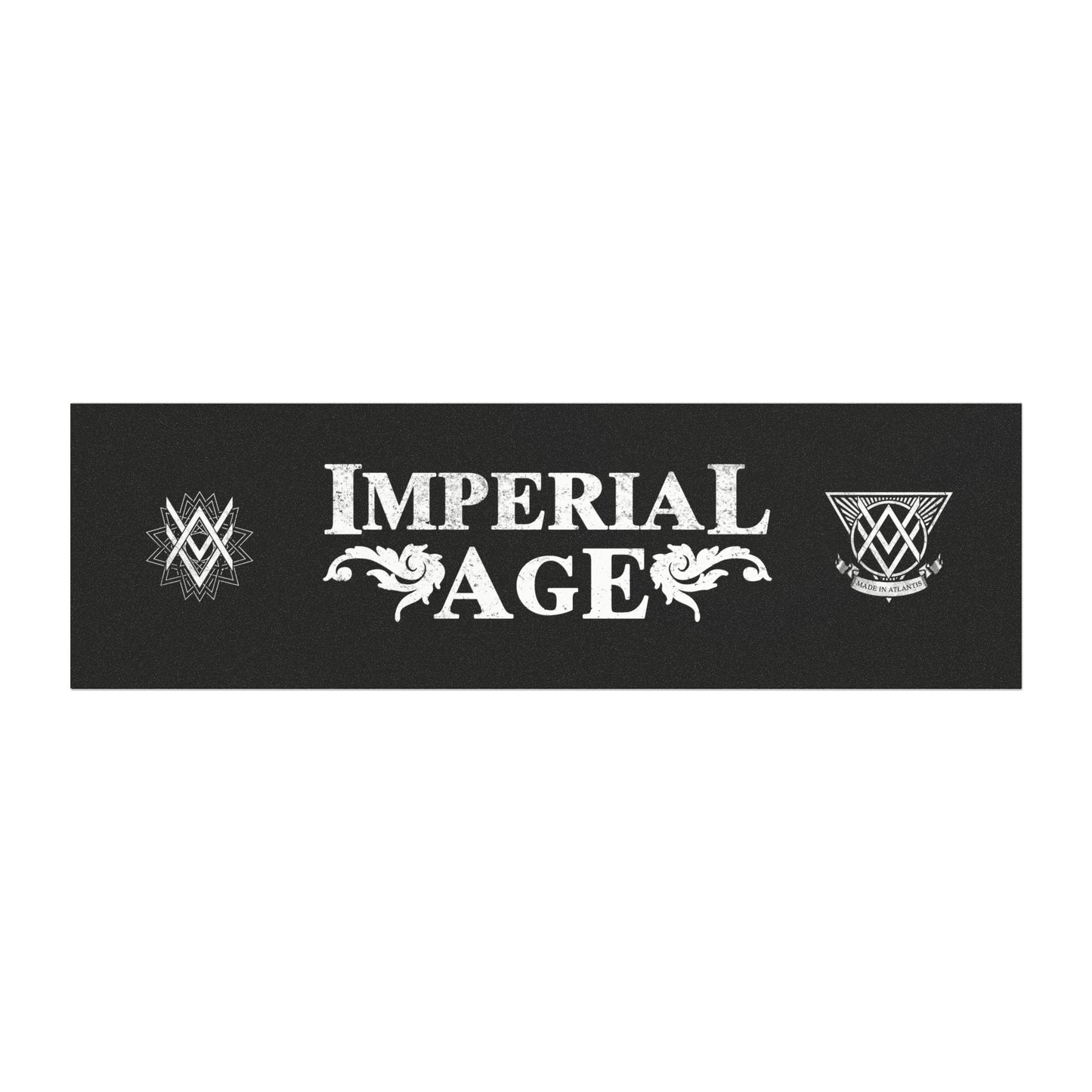 SUMMER COLLECTION - Car Magnets Black (White Print)