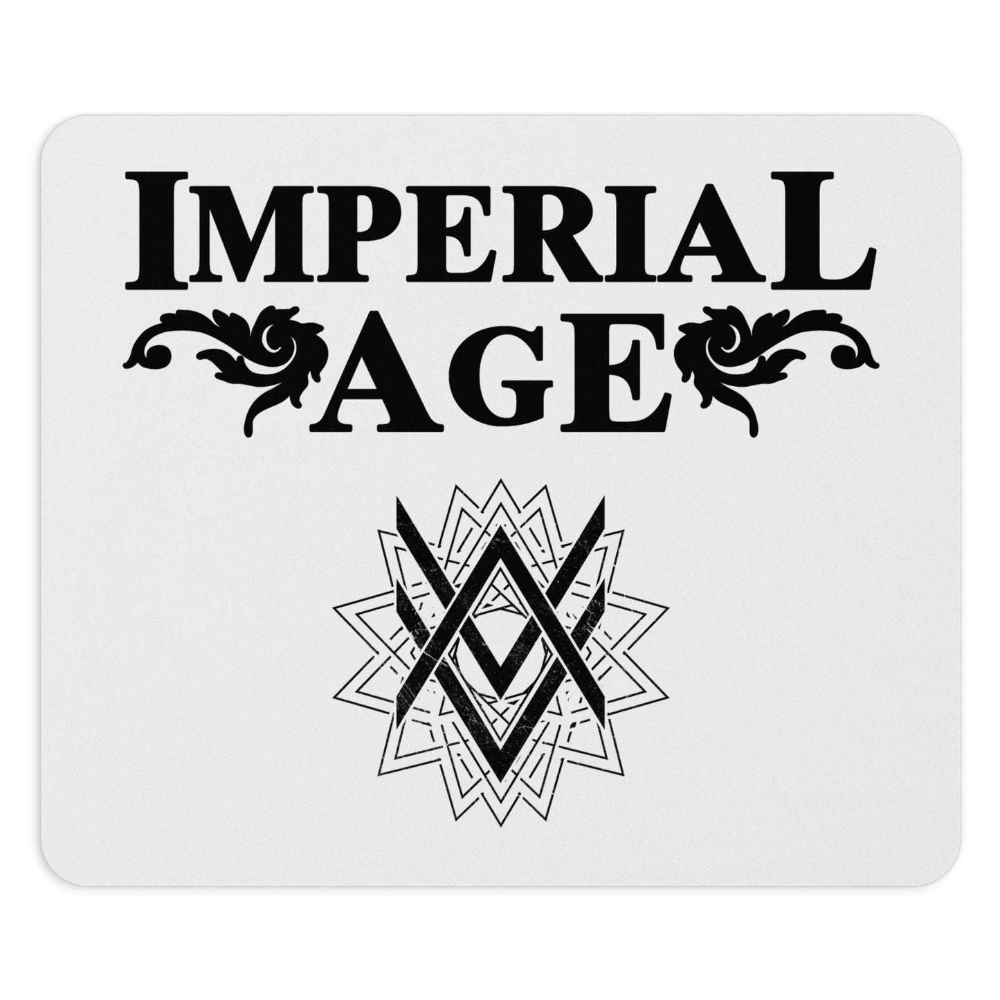 SUMMER COLLECTION - Mouse Pad White (BlackPrint)