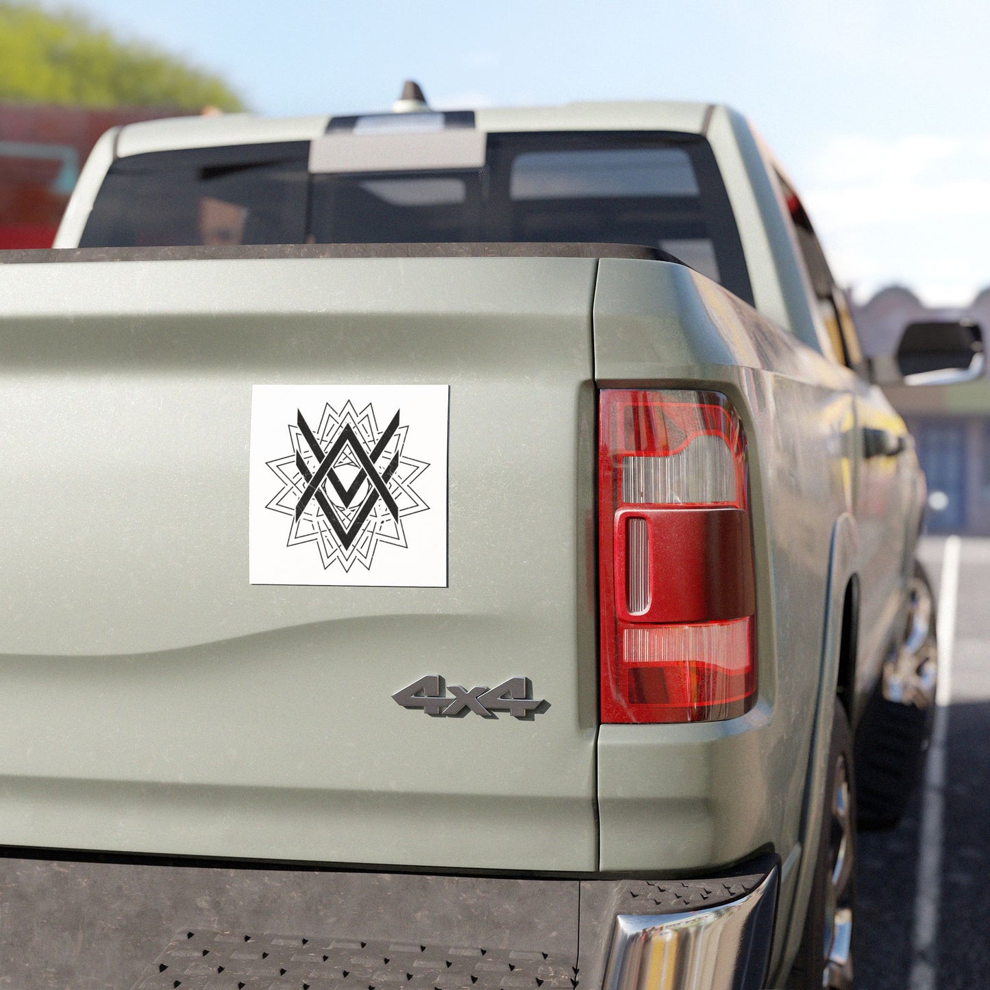 SUMMER COLLECTION - Car Magnets White (Black Print)