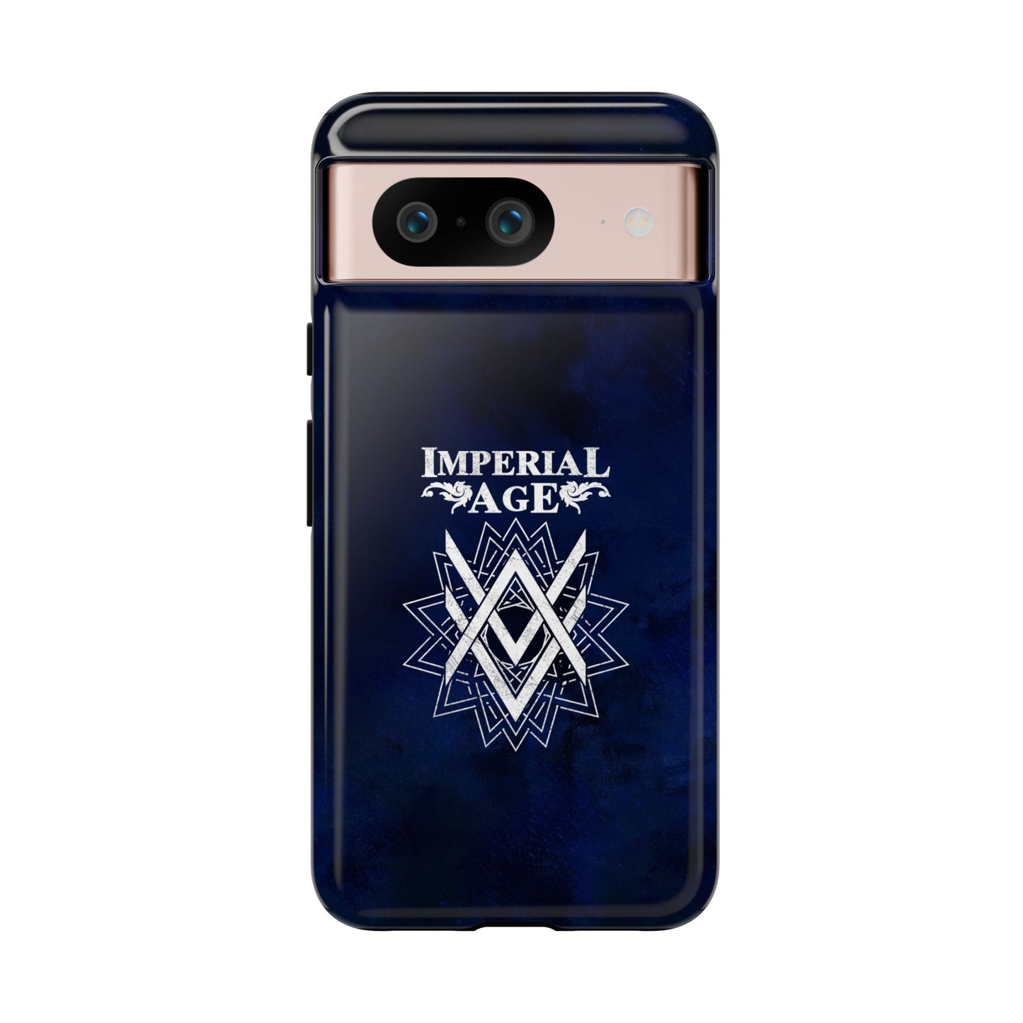SUMMER COLLECTION - Tough Google Pixel Case Navy (White Print)