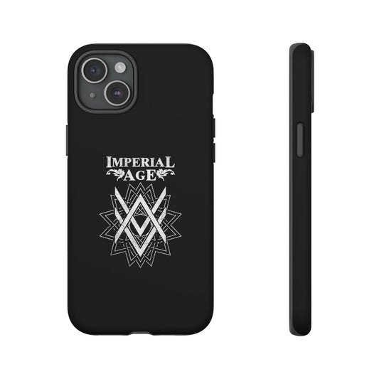 SUMMER COLLECTION - Tough iPhone Case Black (White Print)