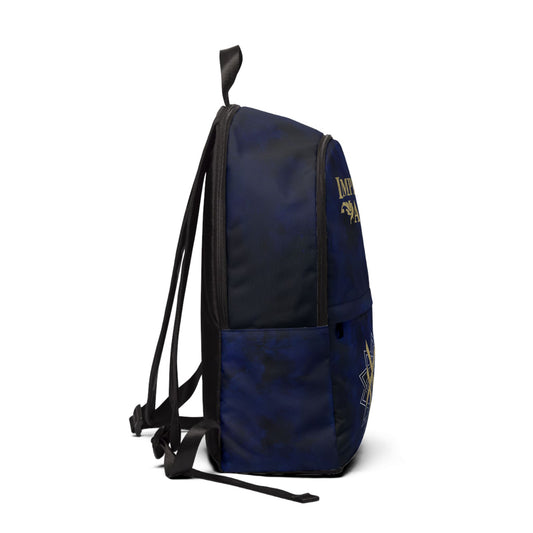SUMMER COLLECTION - Back Pack Navy (Gold-White Print)