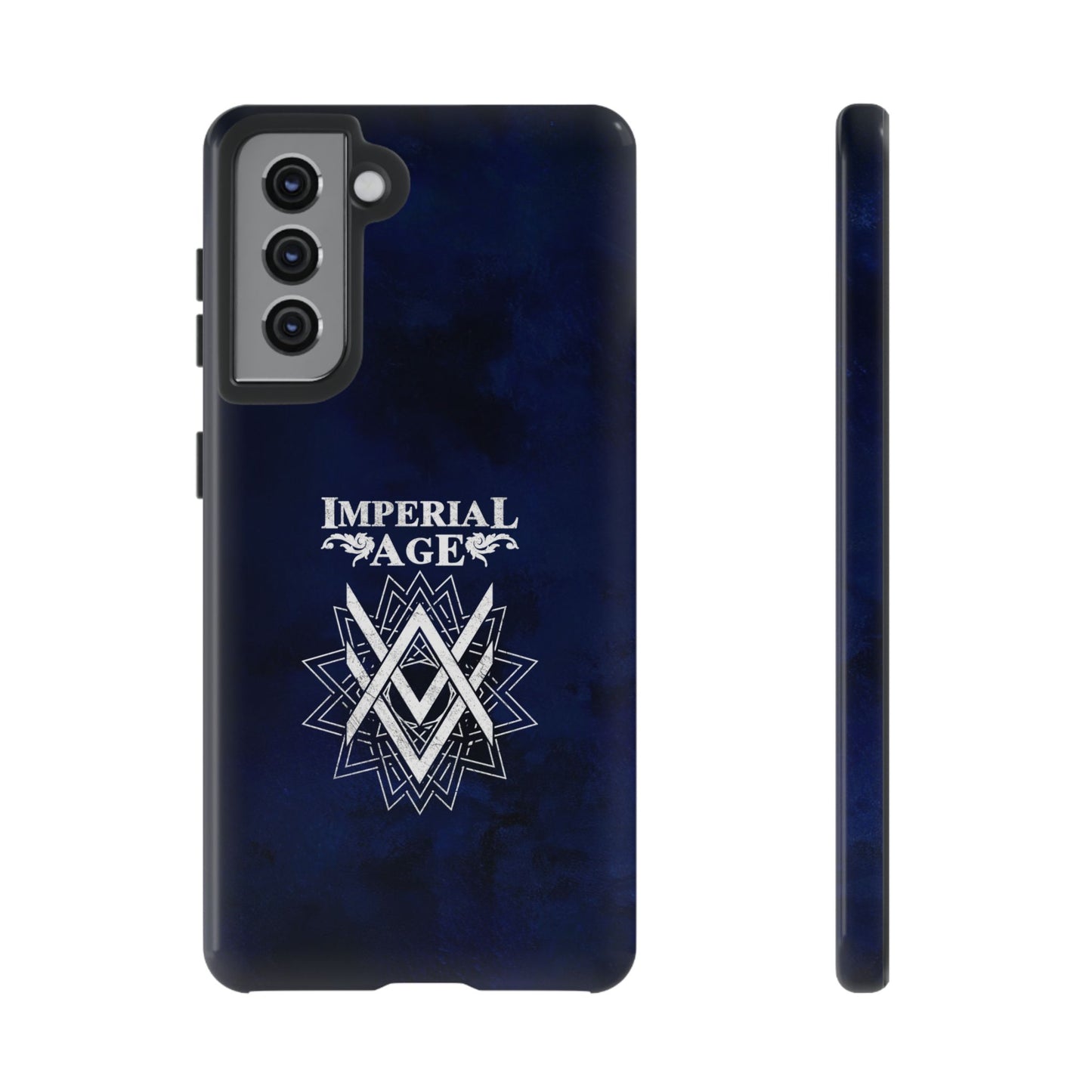 SUMMER COLLECTION - Tough Samsung Galaxy Case Navy (White Print)
