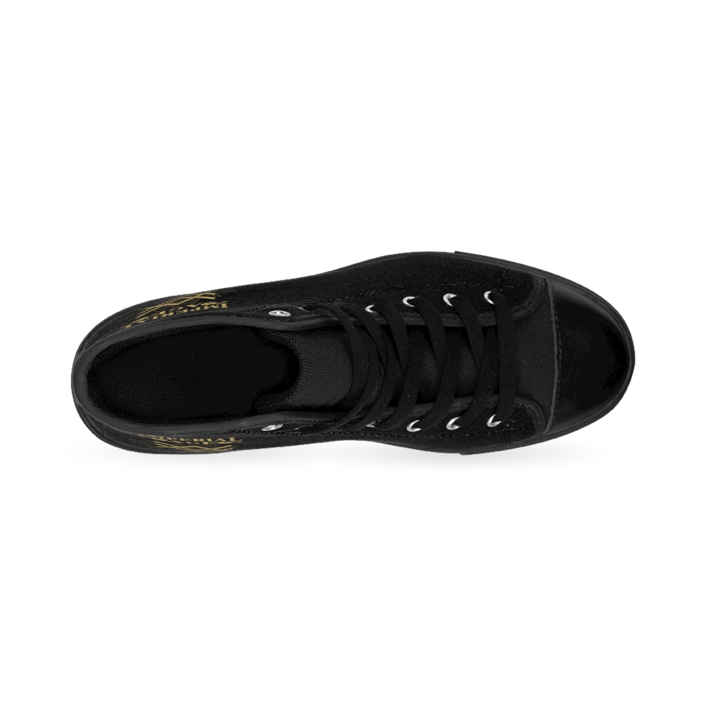SUMMER COLLECTION - Women's Sneakers Black (Gold Print)