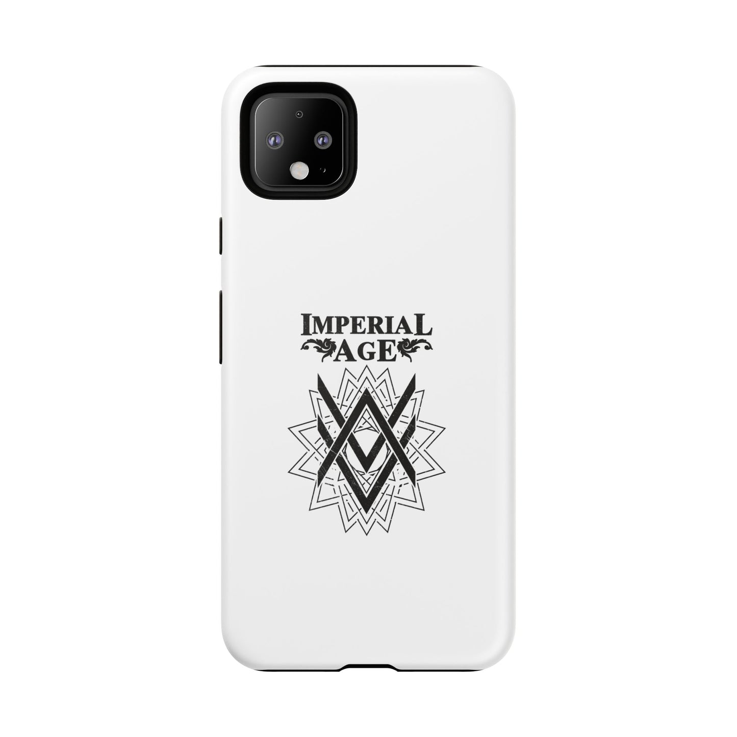 SUMMER COLLECTION - Tough Google Pixel Case White (Black Print)