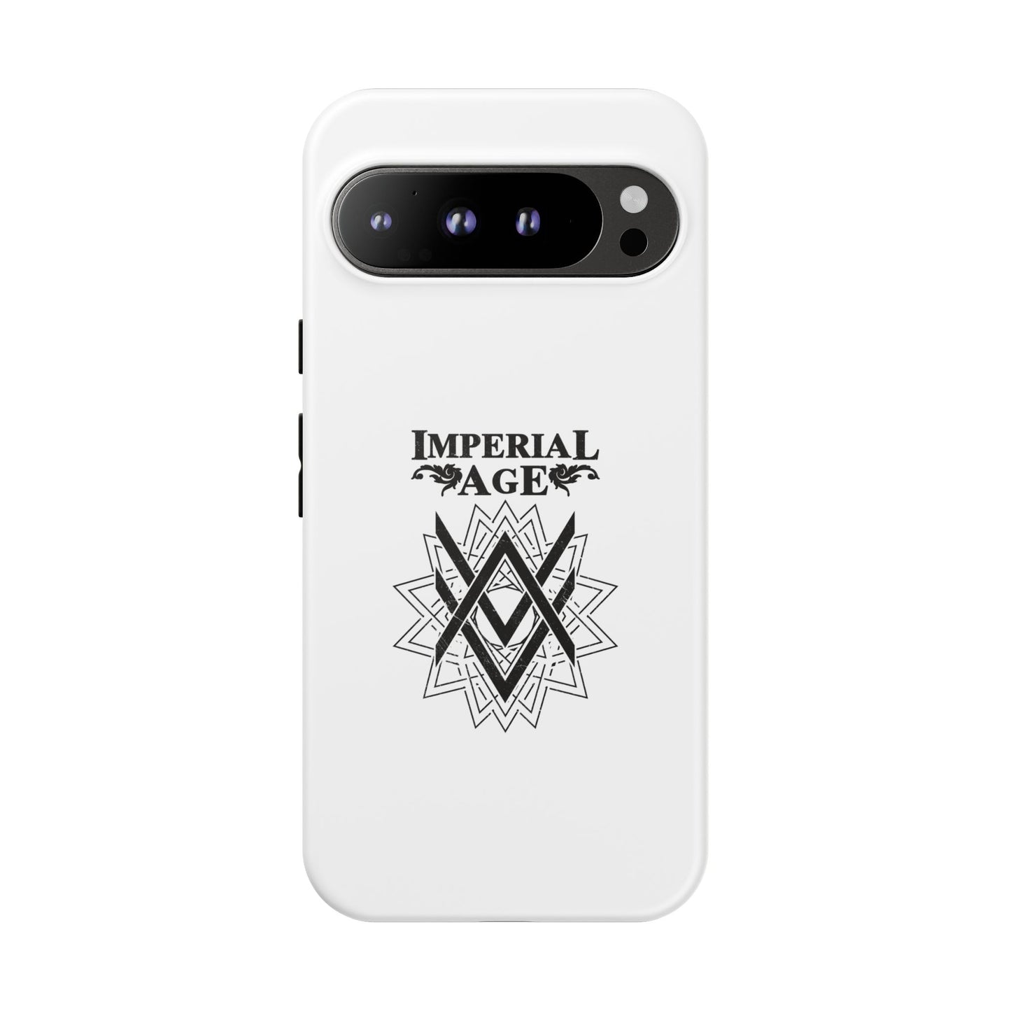 SUMMER COLLECTION - Tough Google Pixel Case White (Black Print)