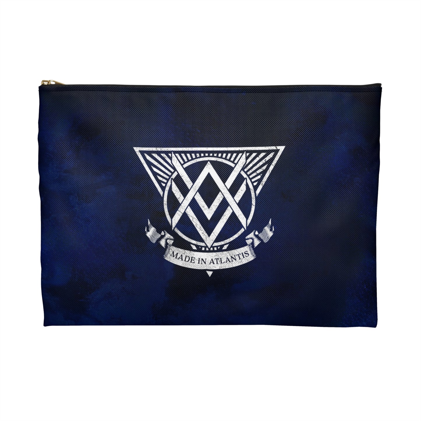 SUMMER COLLECTION - Accessory Pouch Navy (White Print)