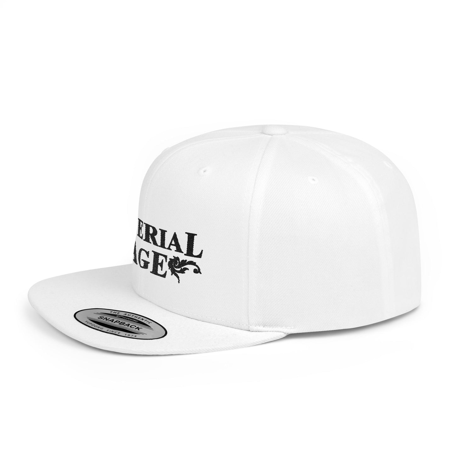 SUMMER COLLECTION - Snapback White (Black Print)