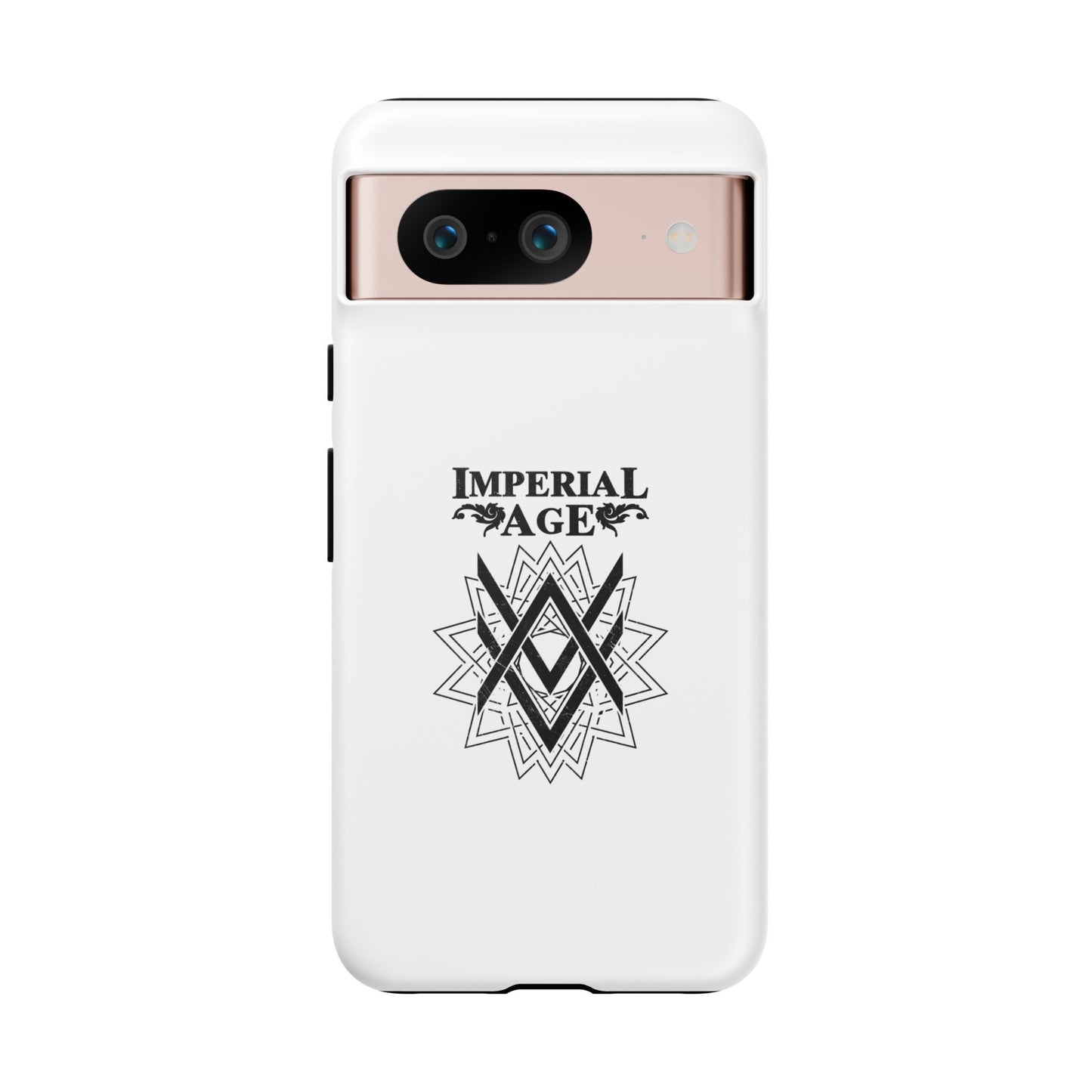 SUMMER COLLECTION - Tough Google Pixel Case White (Black Print)