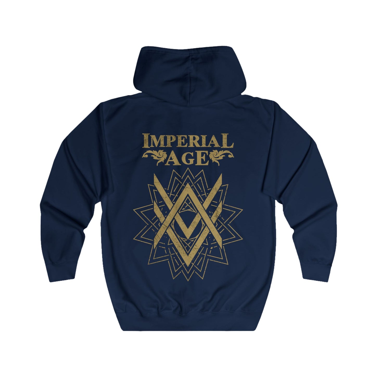 SUMMER COLLECTION - Zip Hoodie (Gold Print)