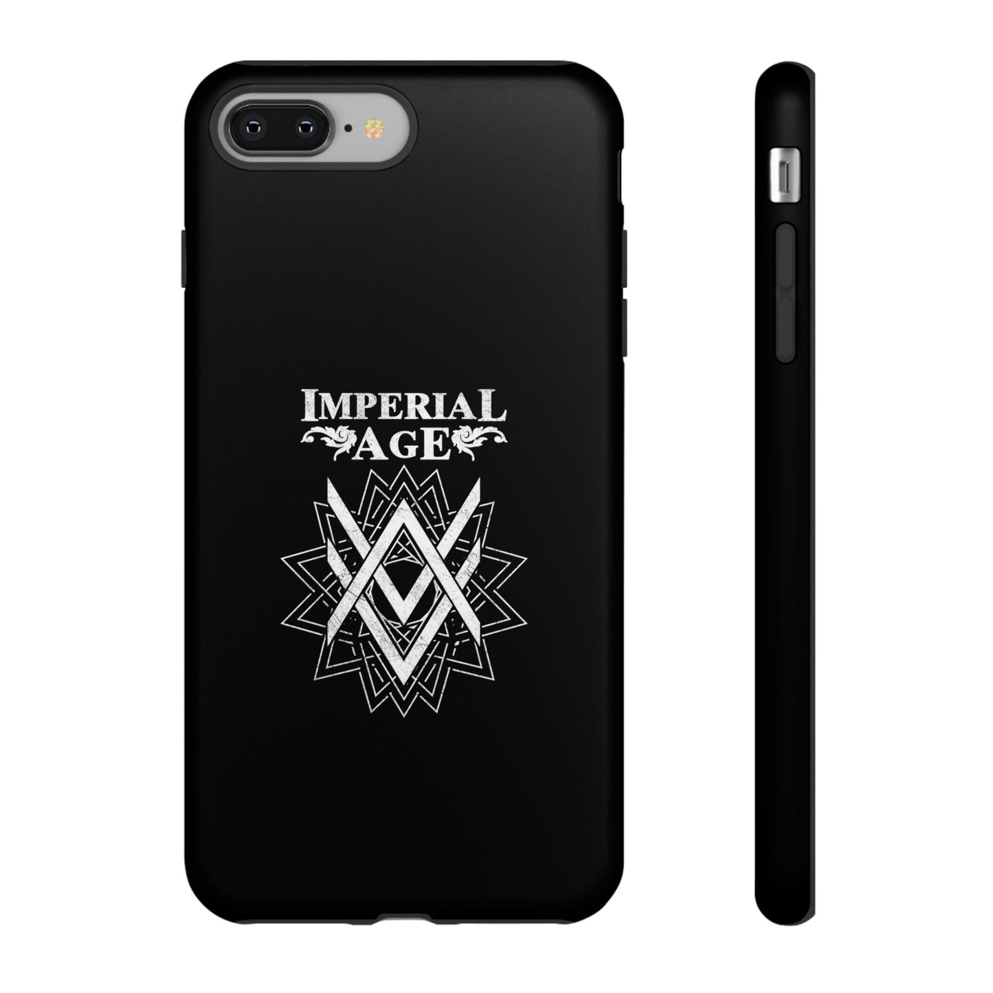 SUMMER COLLECTION - Tough iPhone Case Black (White Print)
