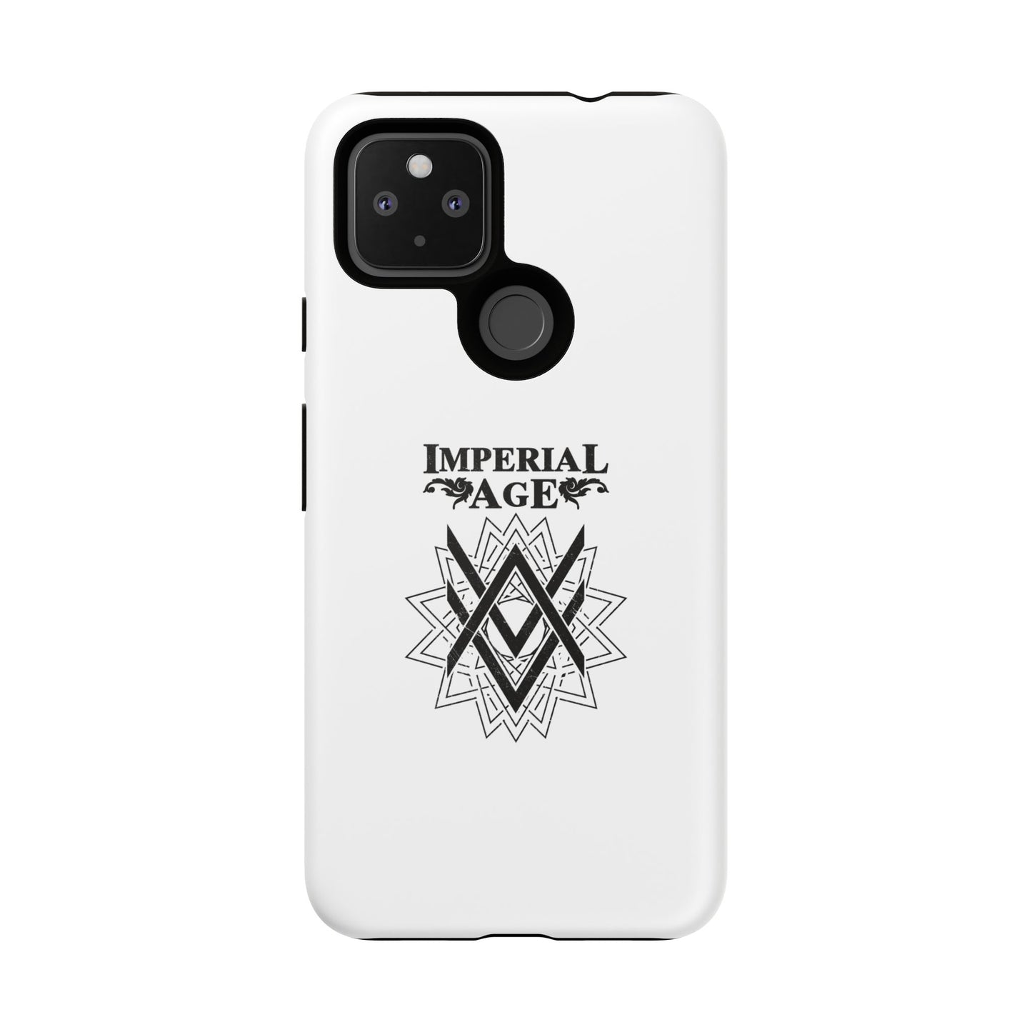 SUMMER COLLECTION - Tough Google Pixel Case White (Black Print)