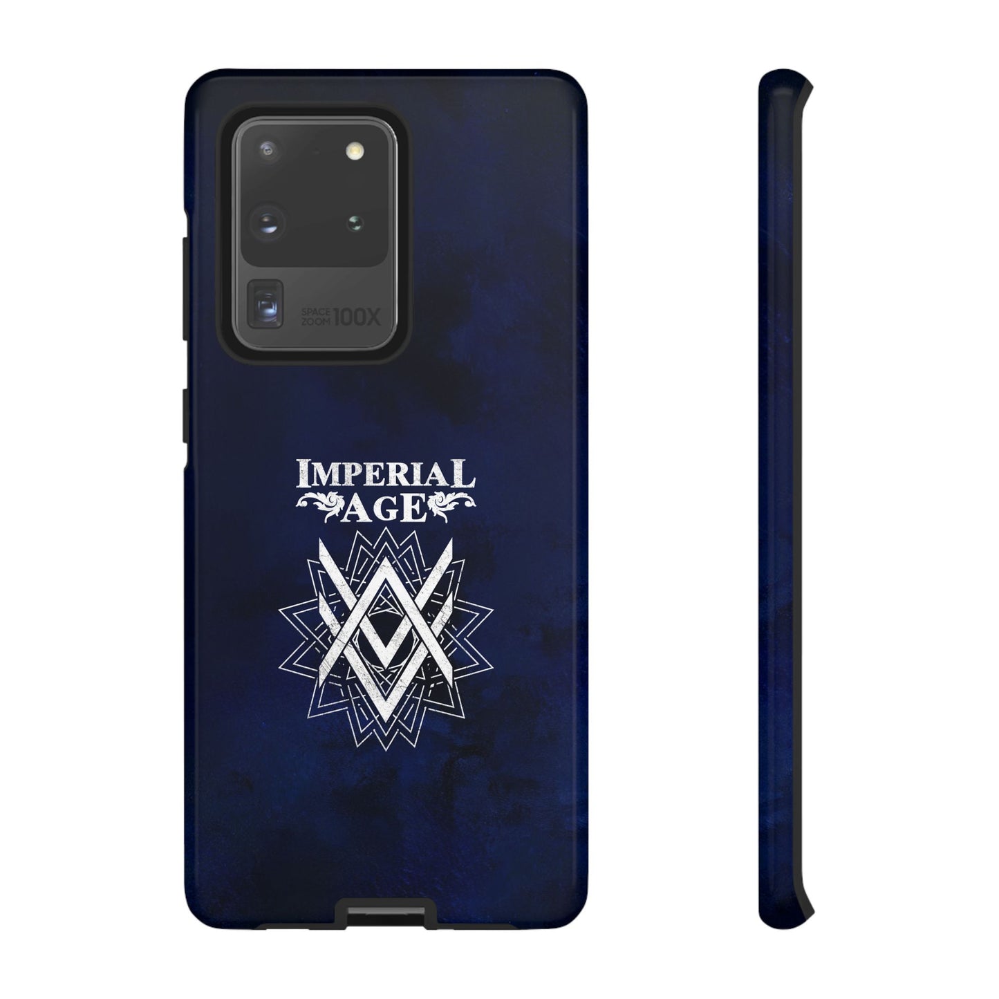 SUMMER COLLECTION - Tough Samsung Galaxy Case Navy (White Print)