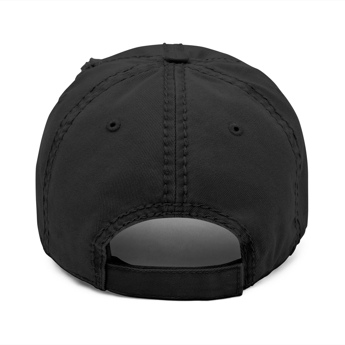 SUMMER COLLECTION - Distressed Cap (White Embroidery)
