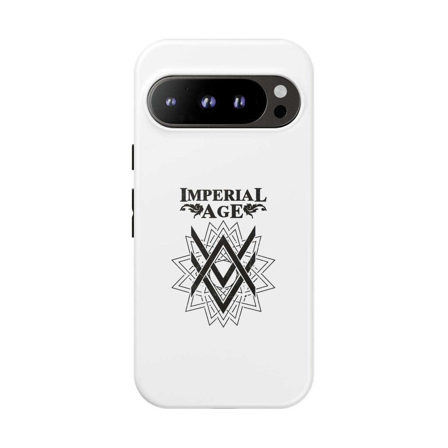 SUMMER COLLECTION - Tough Google Pixel Case White (Black Print)