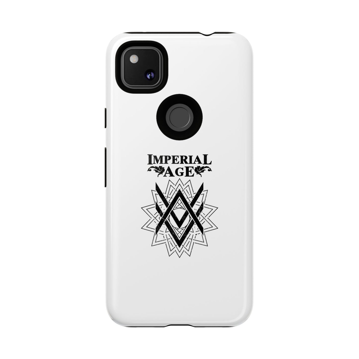SUMMER COLLECTION - Tough Google Pixel Case White (Black Print)
