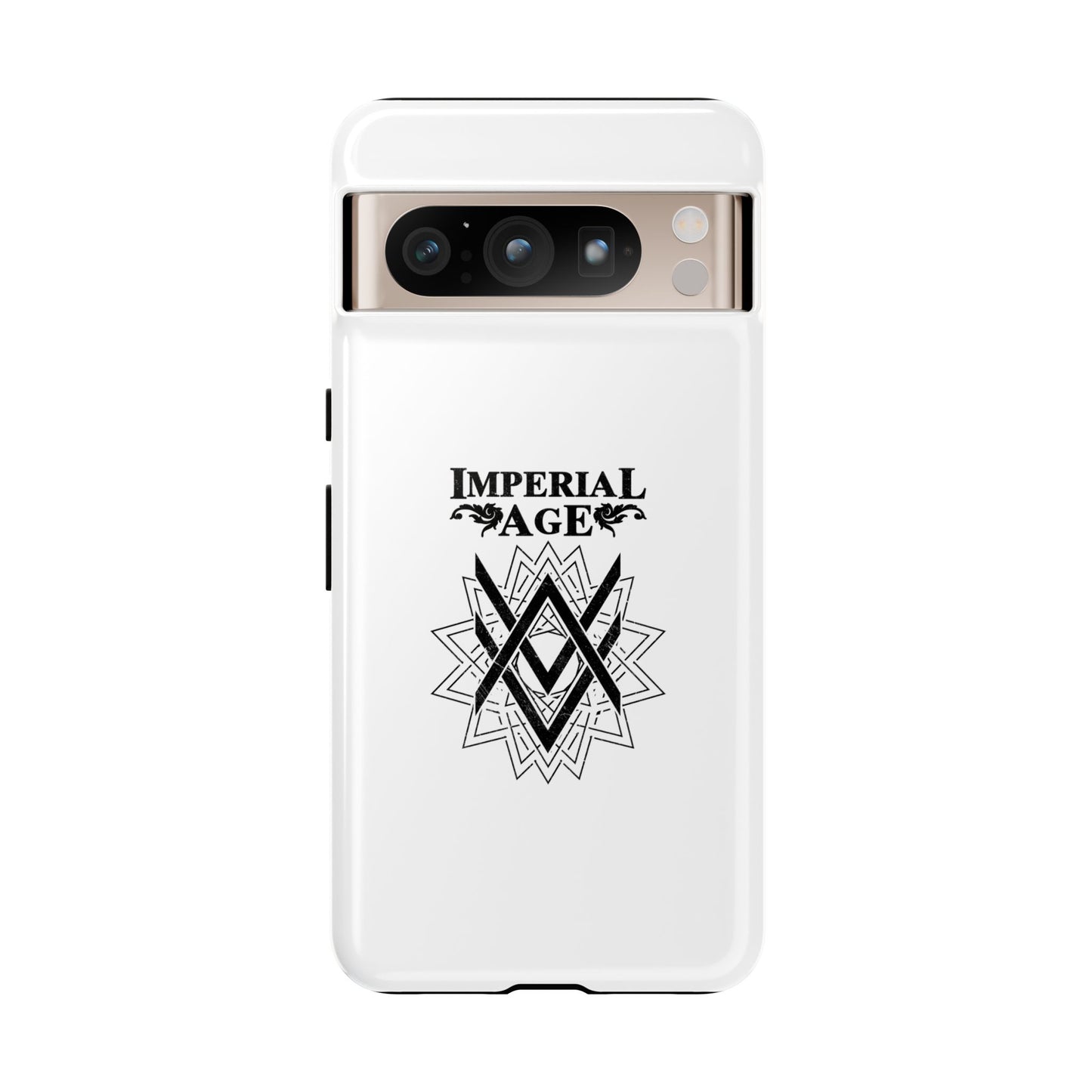 SUMMER COLLECTION - Tough Google Pixel Case White (Black Print)