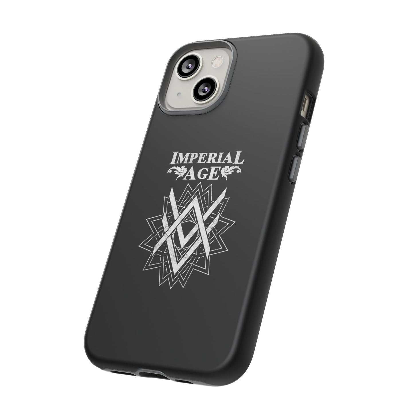SUMMER COLLECTION - Tough iPhone Case Black (White Print)