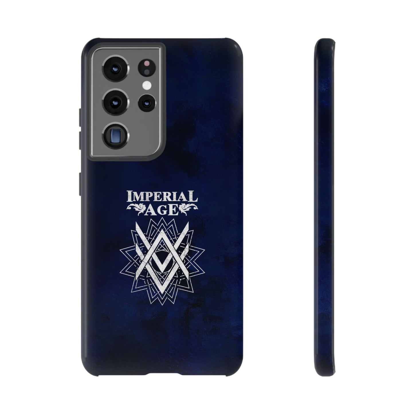 SUMMER COLLECTION - Tough Samsung Galaxy Case Navy (White Print)