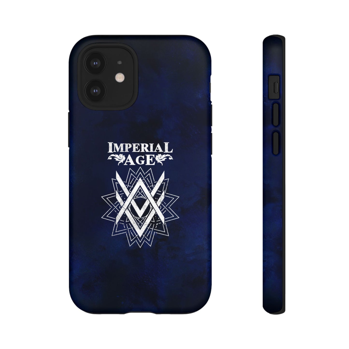 SUMMER COLLECTION - Tough iPhone Case Navy (White Print)