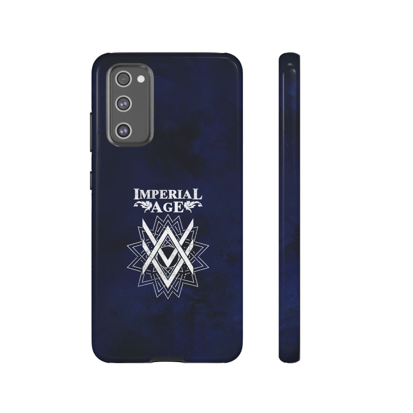 SUMMER COLLECTION - Tough Samsung Galaxy Case Navy (White Print)