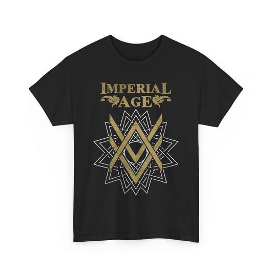 SUMMER COLLECTION - T-Shirt (Gold- White/Black Print)