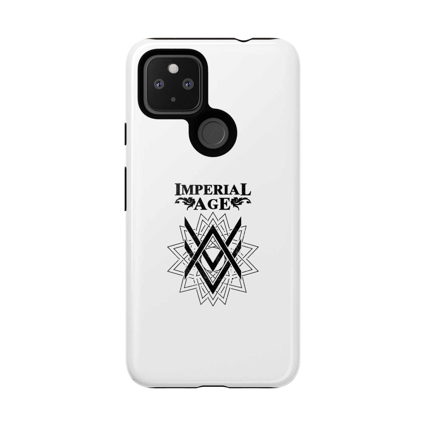 SUMMER COLLECTION - Tough Google Pixel Case White (Black Print)