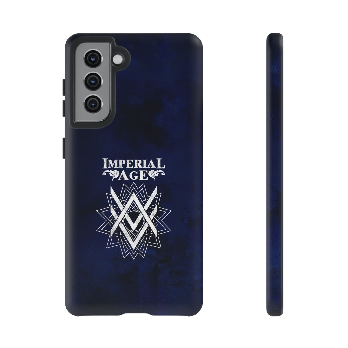 SUMMER COLLECTION - Tough Samsung Galaxy Case Navy (White Print)