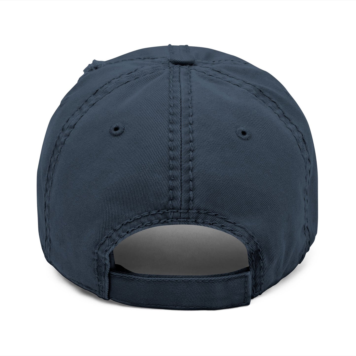 SUMMER COLLECTION - Distressed Cap (Gold Embroidery)