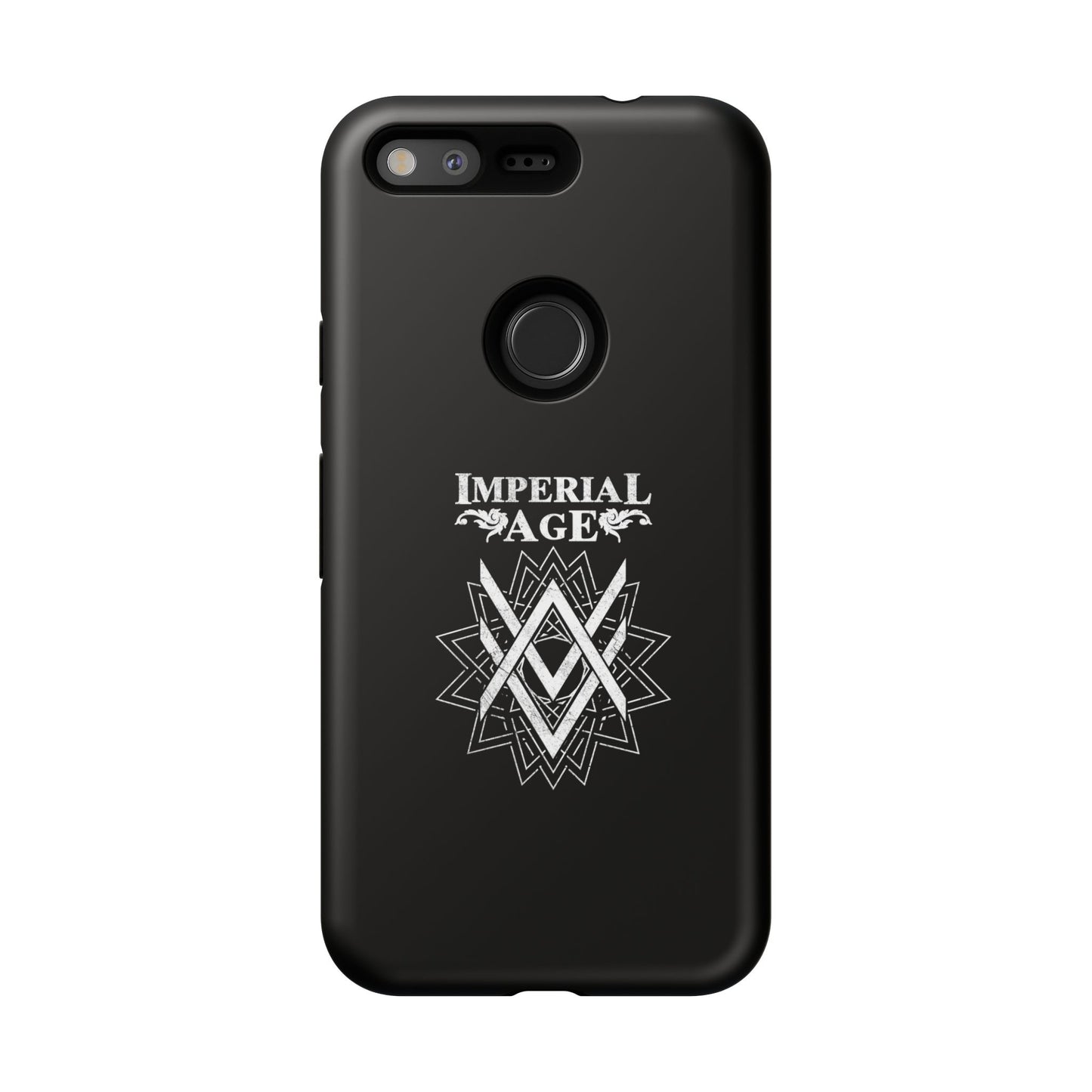 SUMMER COLLECTION - Tough Google Pixel Case Black (White Print)