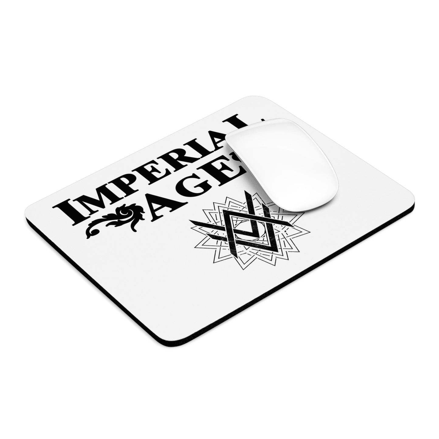 SUMMER COLLECTION - Mouse Pad White (BlackPrint)