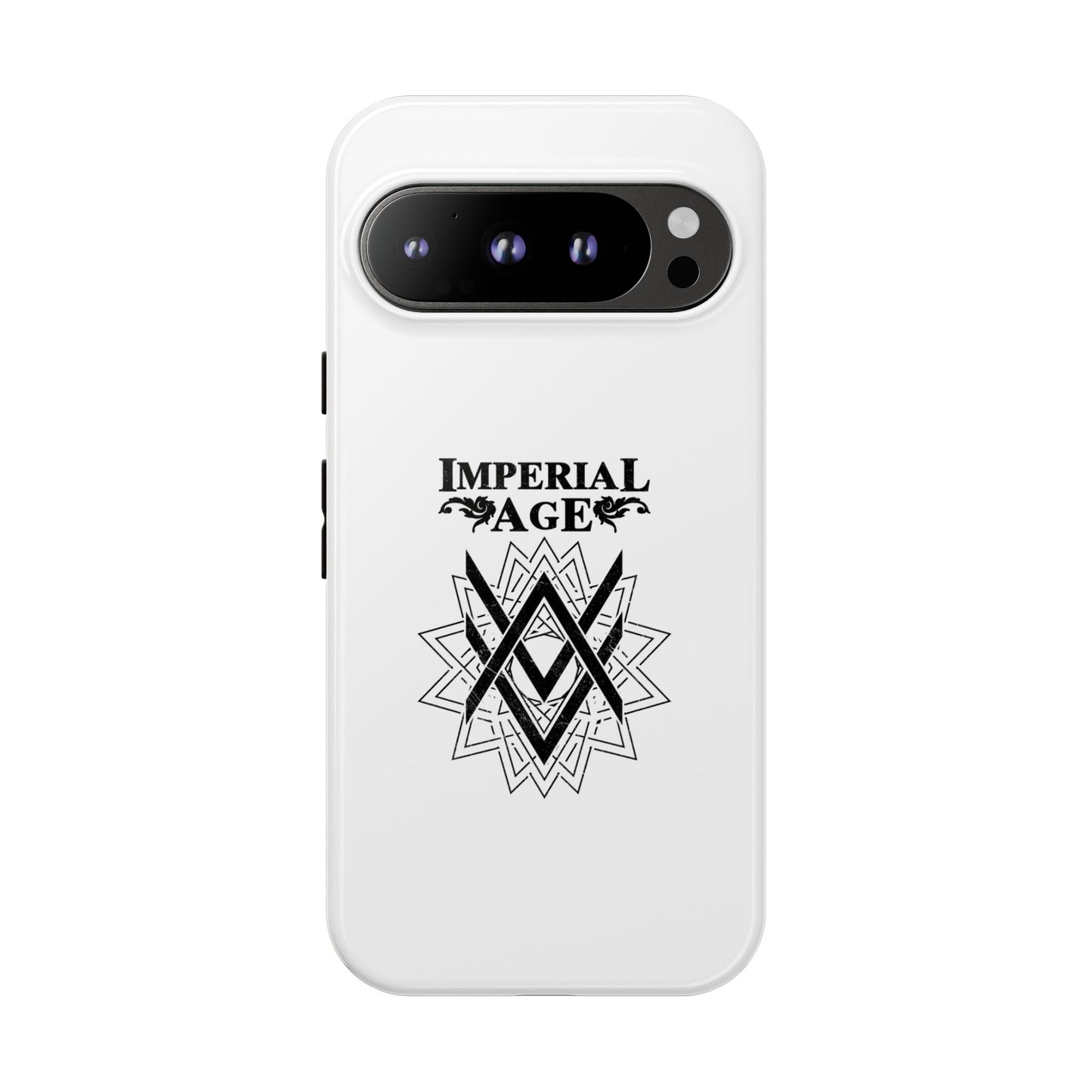 SUMMER COLLECTION - Tough Google Pixel Case White (Black Print)