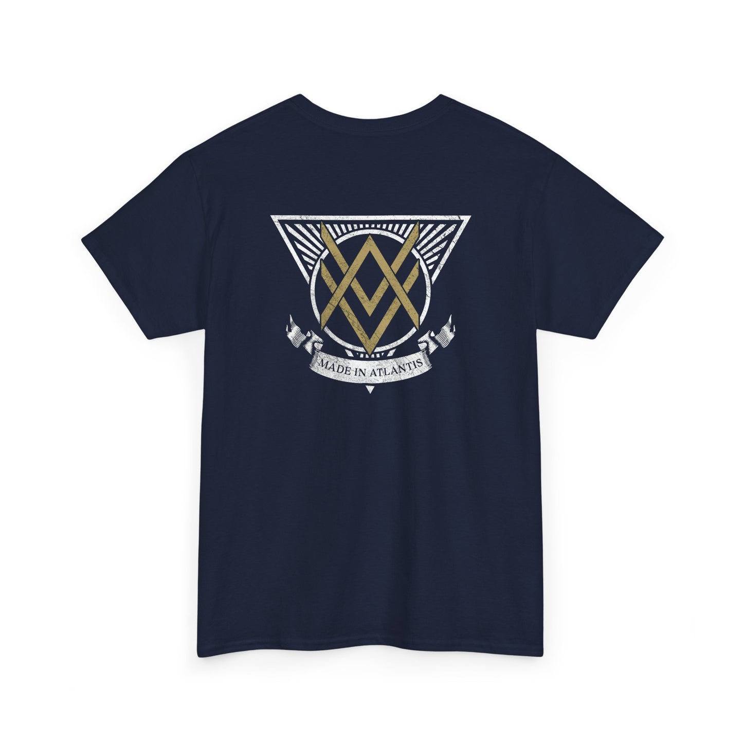 SUMMER COLLECTION - T-Shirt (Gold- White/Black Print)